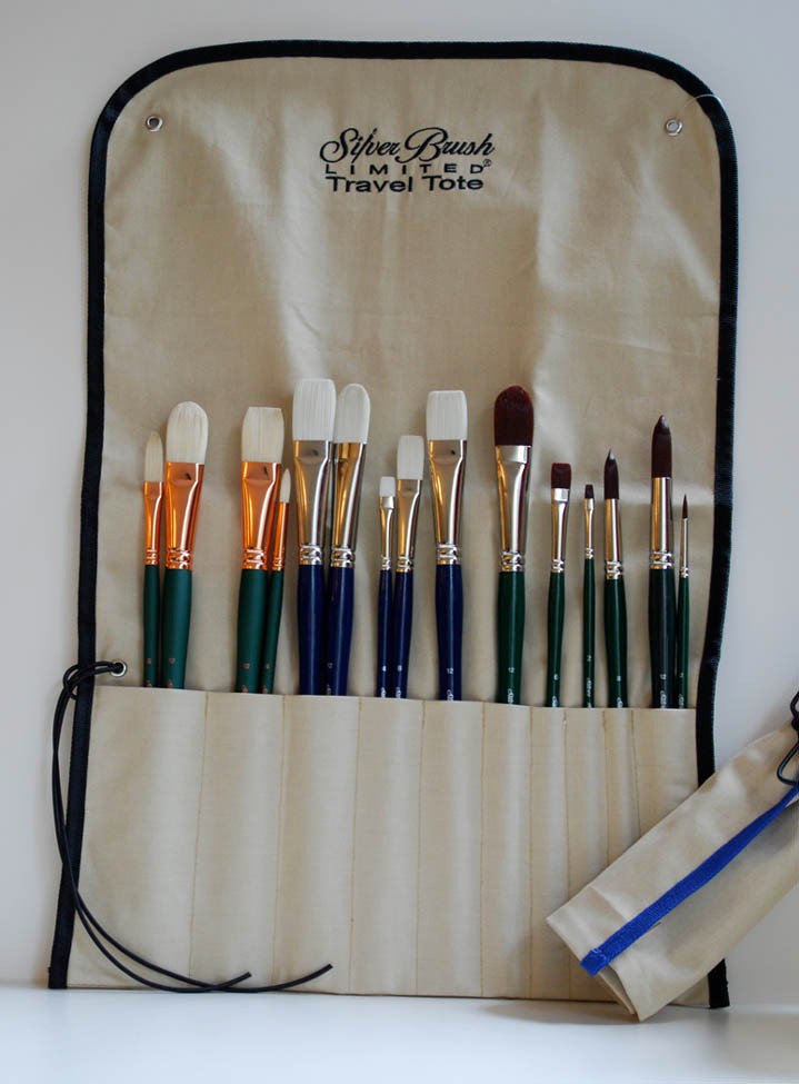 watercolor brush travel case