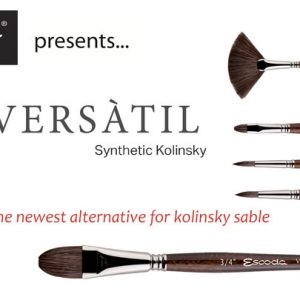 Escoda Versatil Synthetic Kolinsky-Short Handle