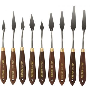 Painting Tools: Brushes and Painting Knives