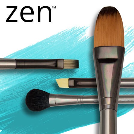 Royal Zen Series 33: Acrylic & Oil Brushes Long Handle