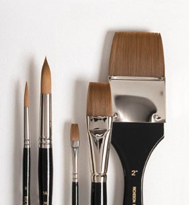 Princeton Velvetouch, Mixed-Media Brushes for Acrylic, Oil, Watercolor  Series 3950, 4-Piece Professional Set 100 : : Home