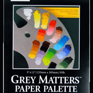 1/2 Filbert Rake: Jack Richeson Grey Matters Synthetic Series