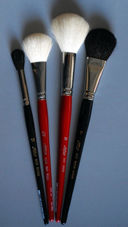 Silver Brush Black Round/Oval Mop Brushes