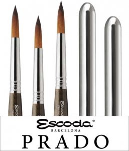 Prado Travel Brushes by Escoda - High quality artists paint, watercolor,  speciality brushes