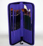 Tuscany Deluxe Brush Case (L/H)-Purple