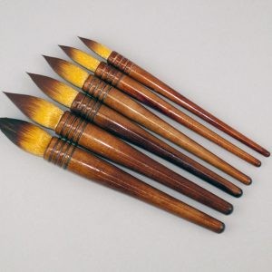 New York Central® Steinberg Superior Kolinsky Watercolor Brushes