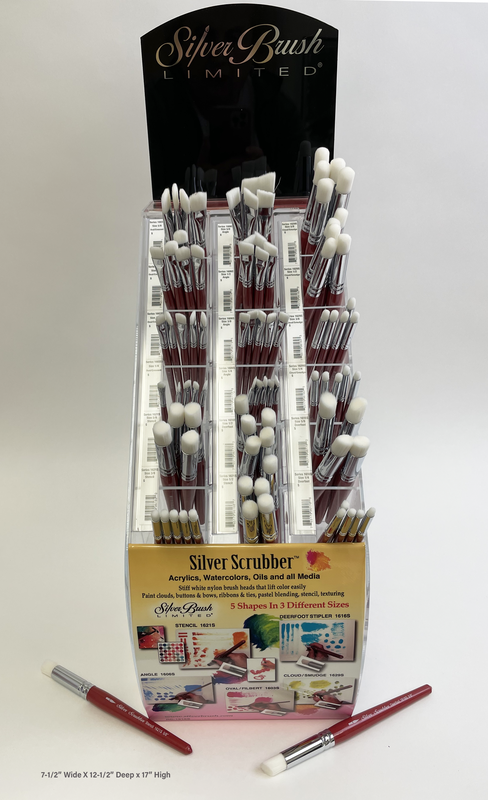 Silver Scrubber Brushes - High quality artists paint, watercolor