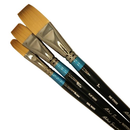 Series 995 Flat Wash Watercolor Brushes